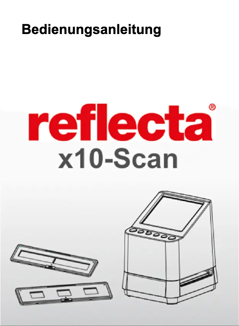 Image de la première page du manuel de l'appareil x10-Scan