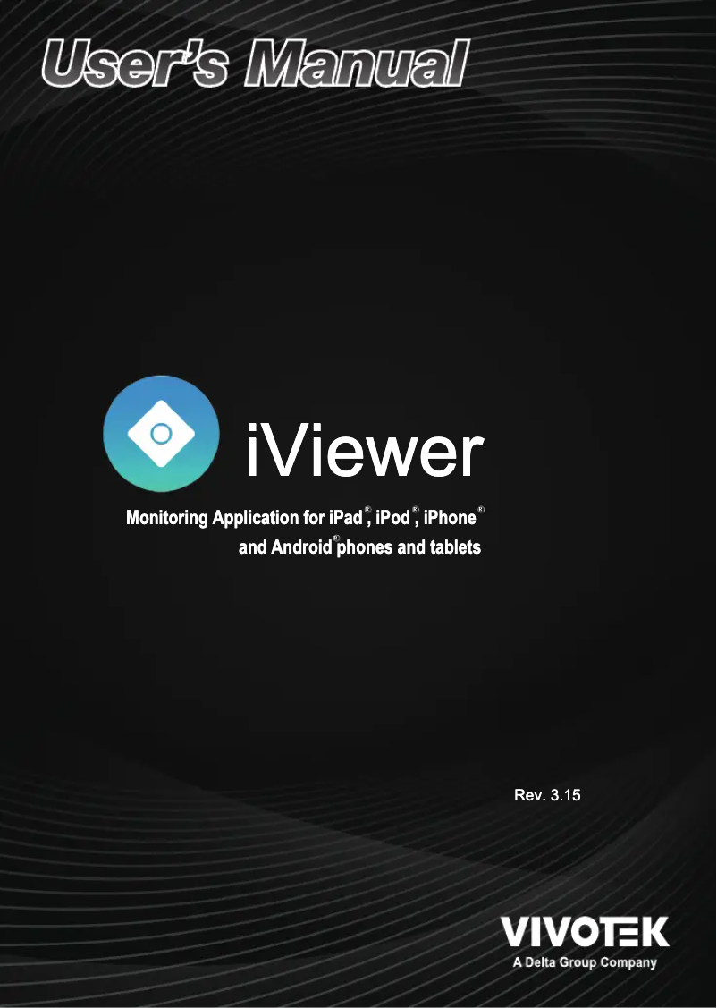 Image de la première page du manuel de l'appareil iViewer