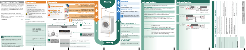 Page n°1 - Manuel d'utilisation et d'entretien Siemens WS10O260BY