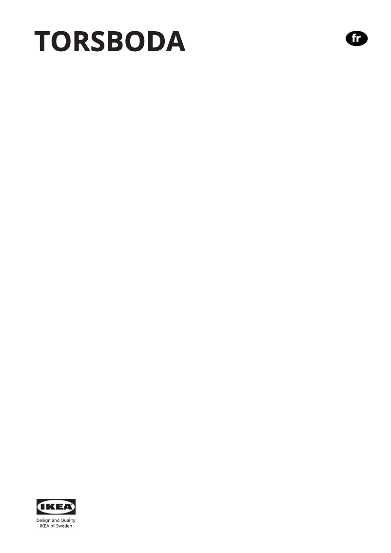 Imagen de la primera página del manual del dispositivo TORSBODA 805.484.49