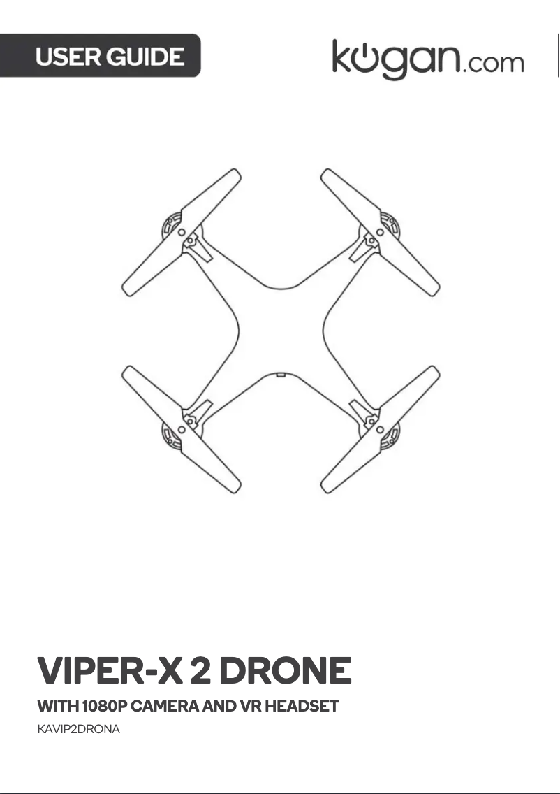 Image de la première page du manuel de l'appareil KAVIP2DRONA