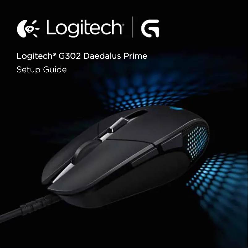 Page 1 de la notice Manuel utilisateur Logitech G302 Daedalus Prime