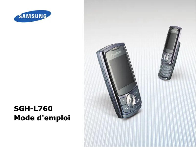 Image de la première page du manuel de l'appareil SGH-L760