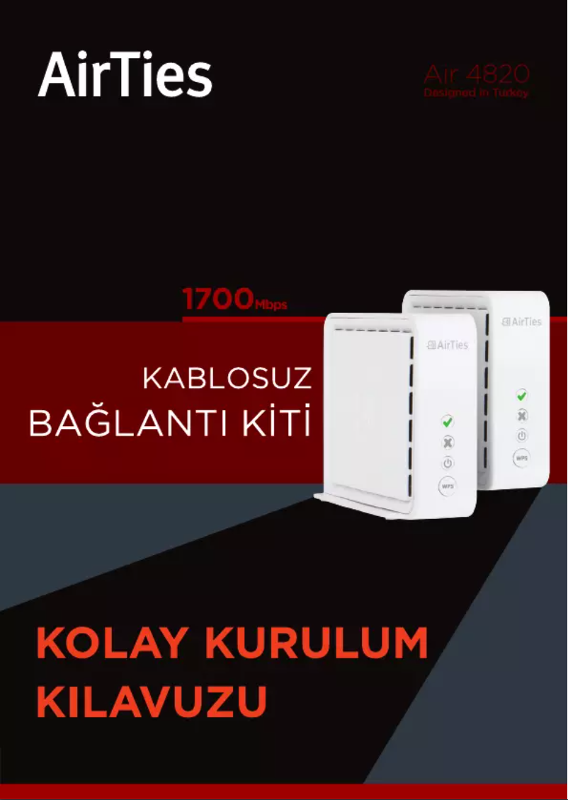 Page 1 de la notice Manuel utilisateur AirTies Air 4820