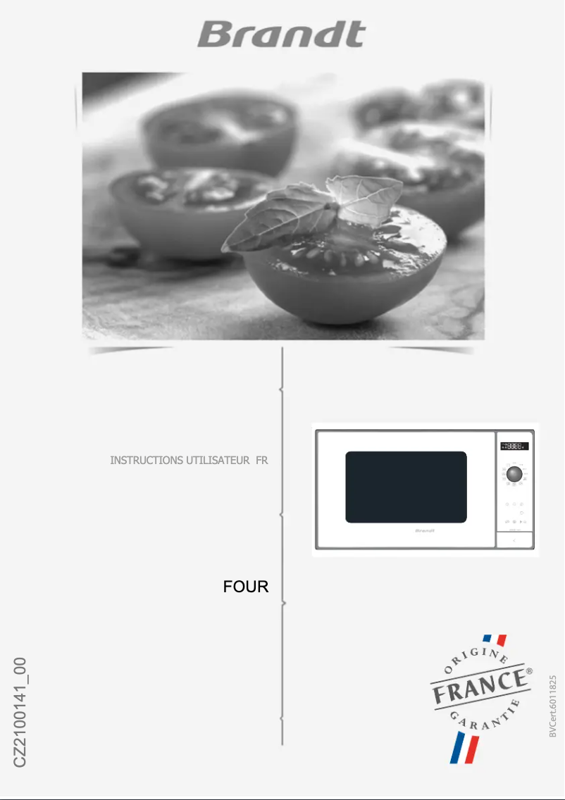 Page 1 de la notice Manuel utilisateur Brandt BMS7115X