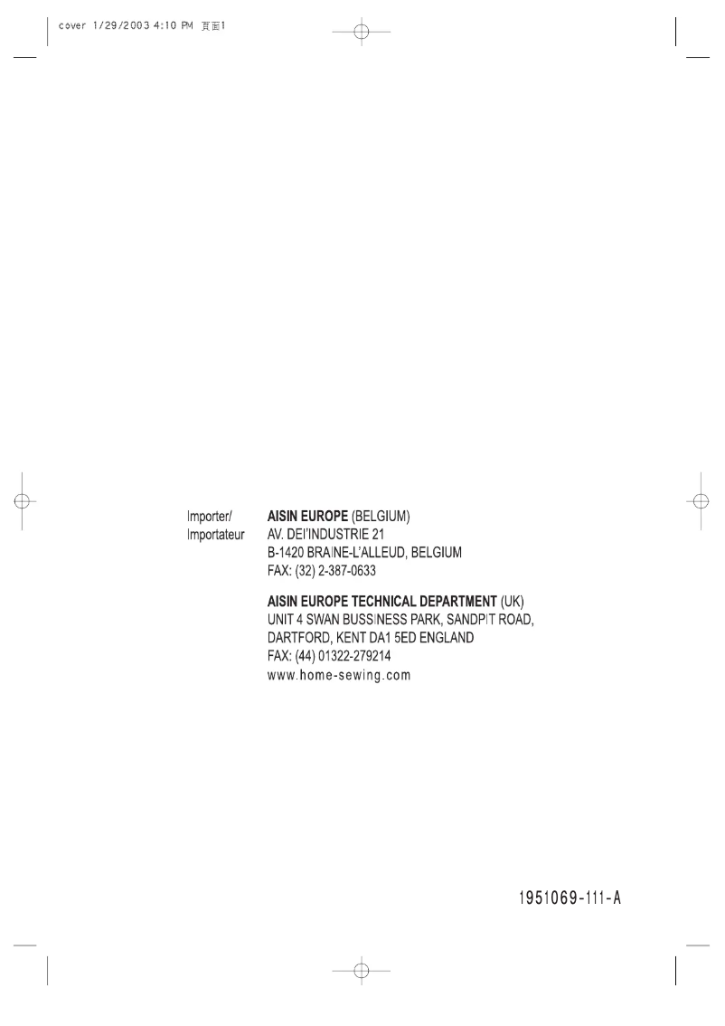 Page 1 de la notice Manuel utilisateur Toyota 7150