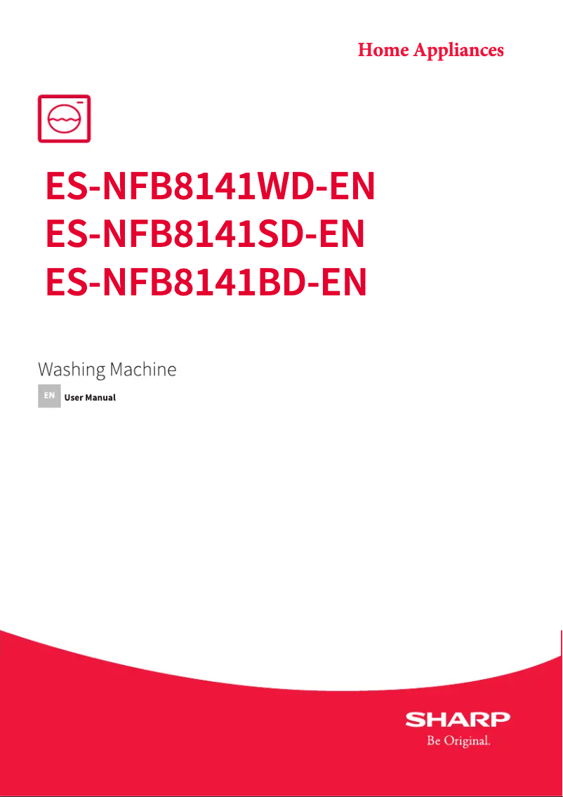 Page n°1 - Manuel utilisateur Sharp ES-NFB8141BD-EN