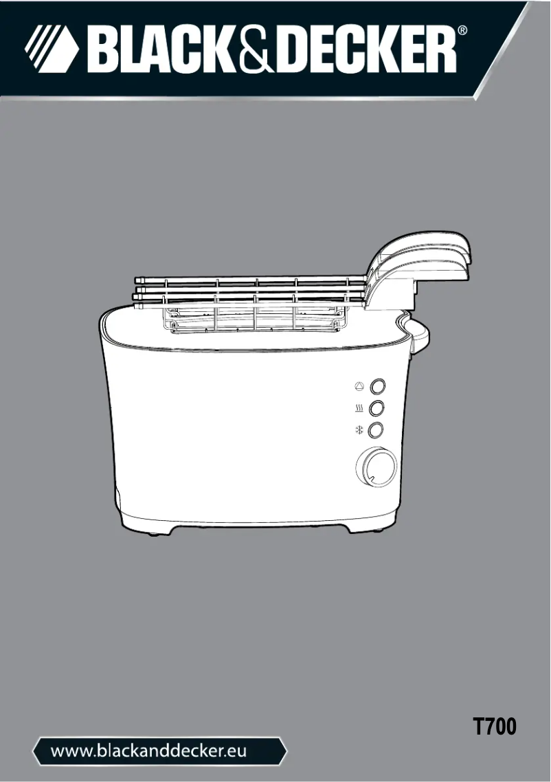 Page n°1 - Manuel utilisateur Black & Decker T700