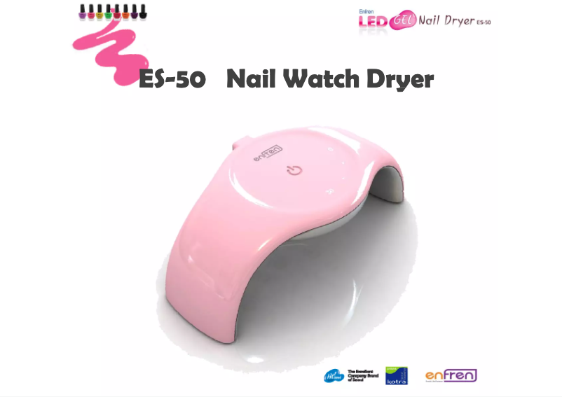 Página 1 del manual Manual de usuario Enfren Nail Watch Dryer ES-50