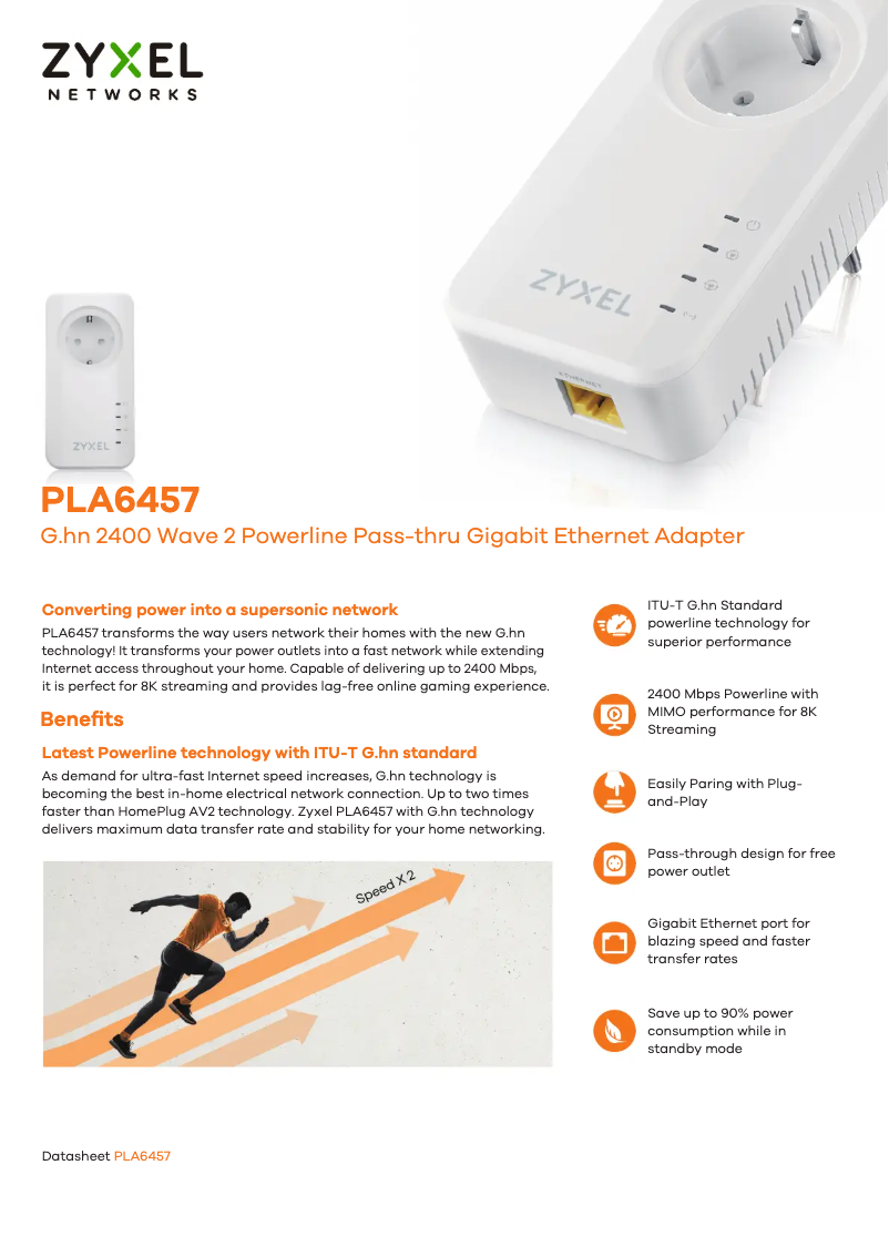 Imagen de la primera página del manual del dispositivo PLA6457