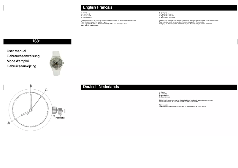 Image de la première page du manuel de l'appareil Logan 1681