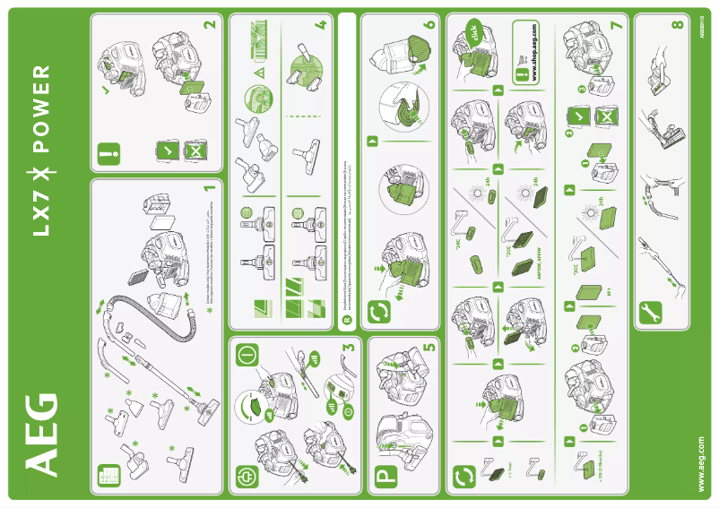 Page n°1 - Manuel utilisateur AEG LX7-2-ÖKO