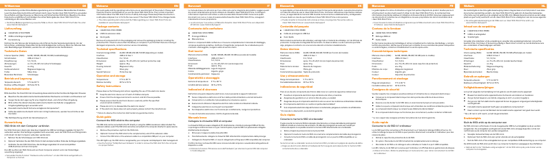 Page 1 de la notice Manuel utilisateur TrekStor I.GEAR