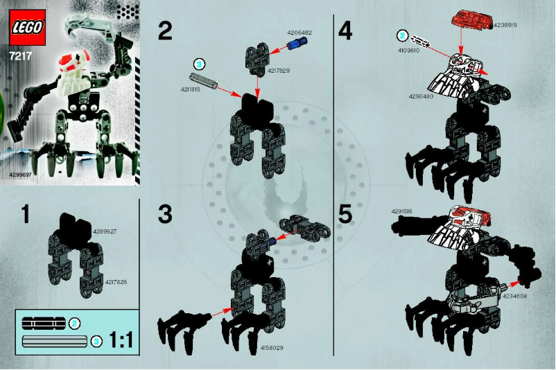 Page 1 de la notice Manuel utilisateur Lego Duracell Bad Guy