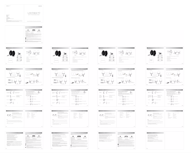 Page 1 de la notice Manuel utilisateur Edifier Luna HD