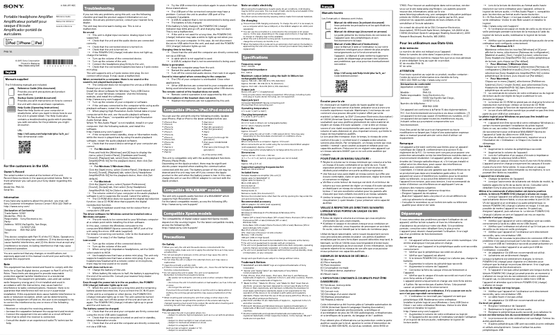 Image de la première page du manuel de l'appareil PHA-1A