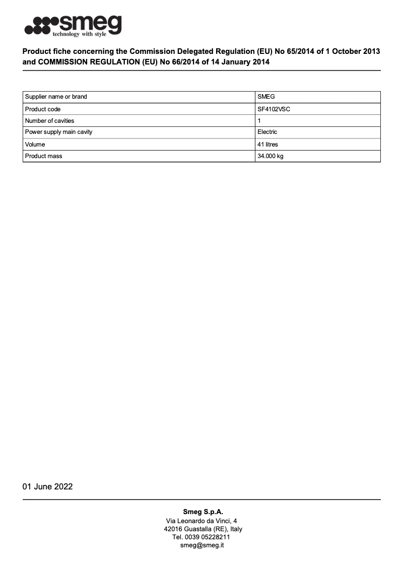 Image de la première page du manuel de l'appareil SF4102VSC
