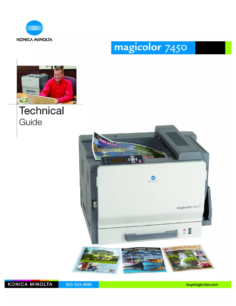 Page n°1 - Manuel utilisateur Konica Minolta magicolor MagiColor