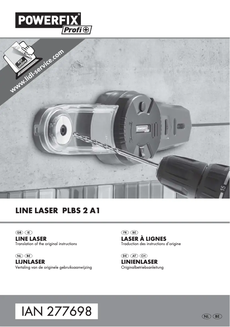 Page n°1 - Manuel utilisateur Powerfix PLBS 2 A1