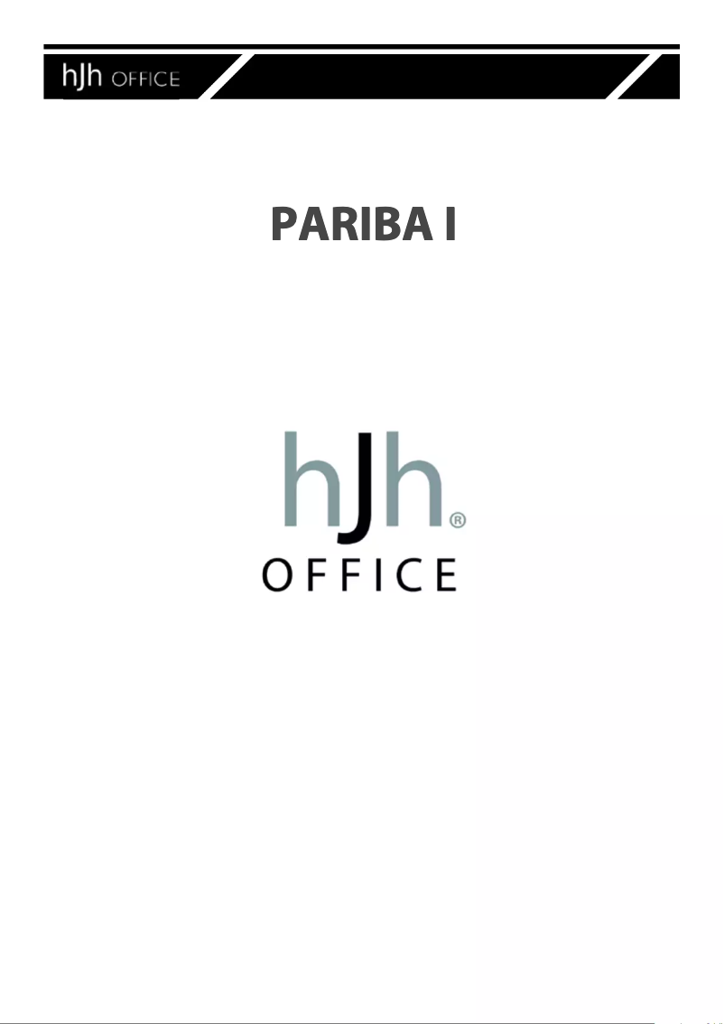 Image de la première page du manuel de l'appareil Pariba H1