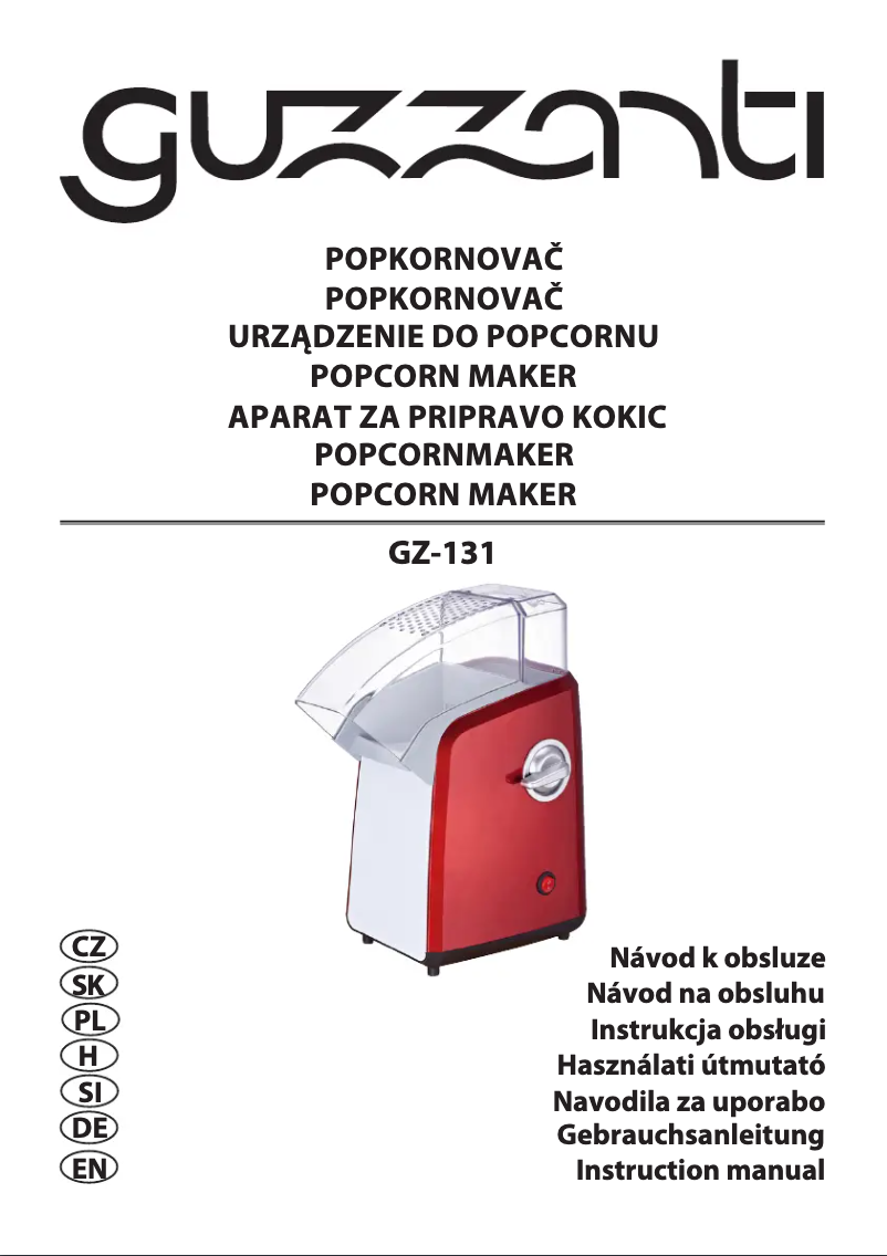 Página 1 del manual Manual de usuario Guzzanti GZ 131