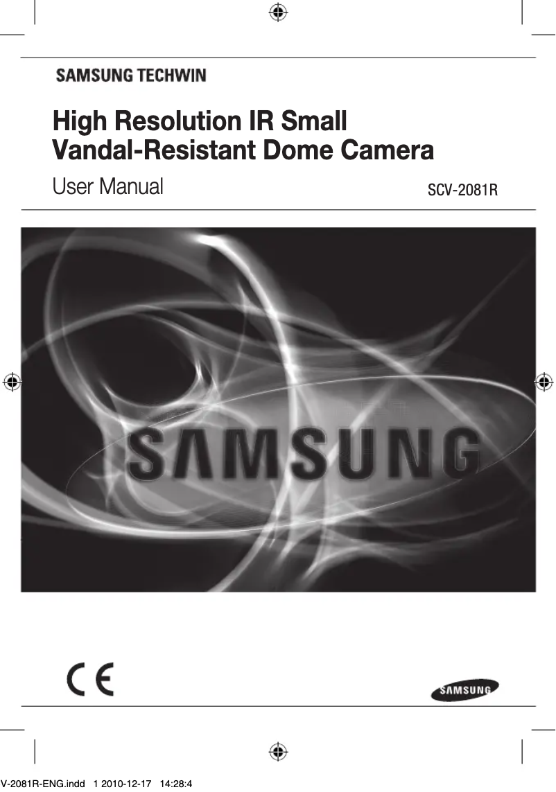 Page 1 de la notice Manuel utilisateur Samsung SCV-2081R