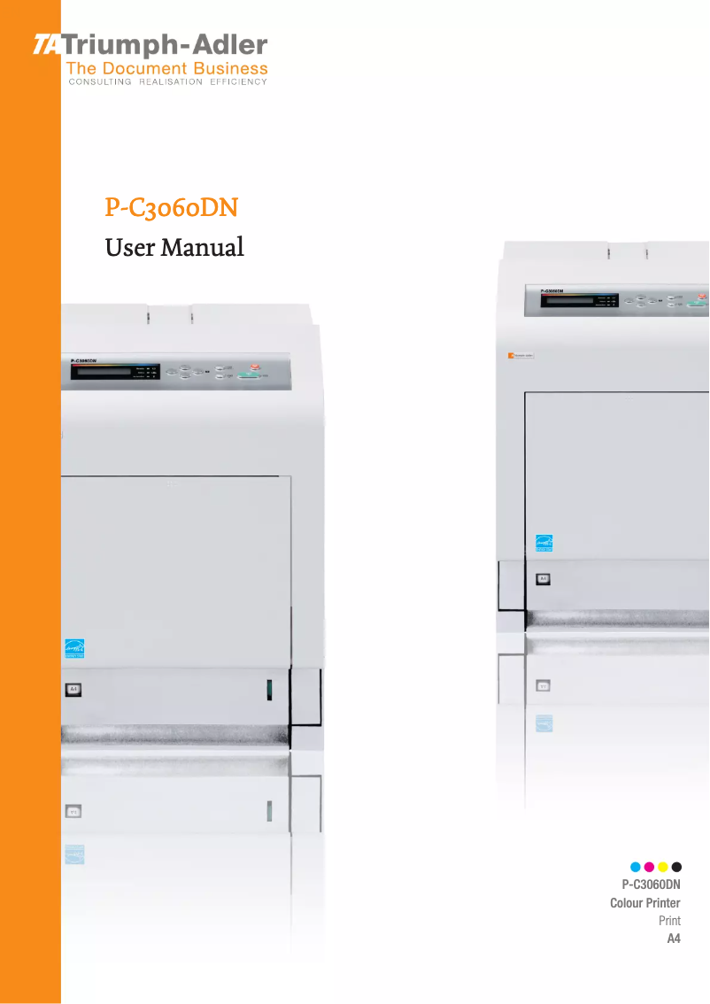 Page n°1 - Manuel utilisateur Utax P-C3060DN