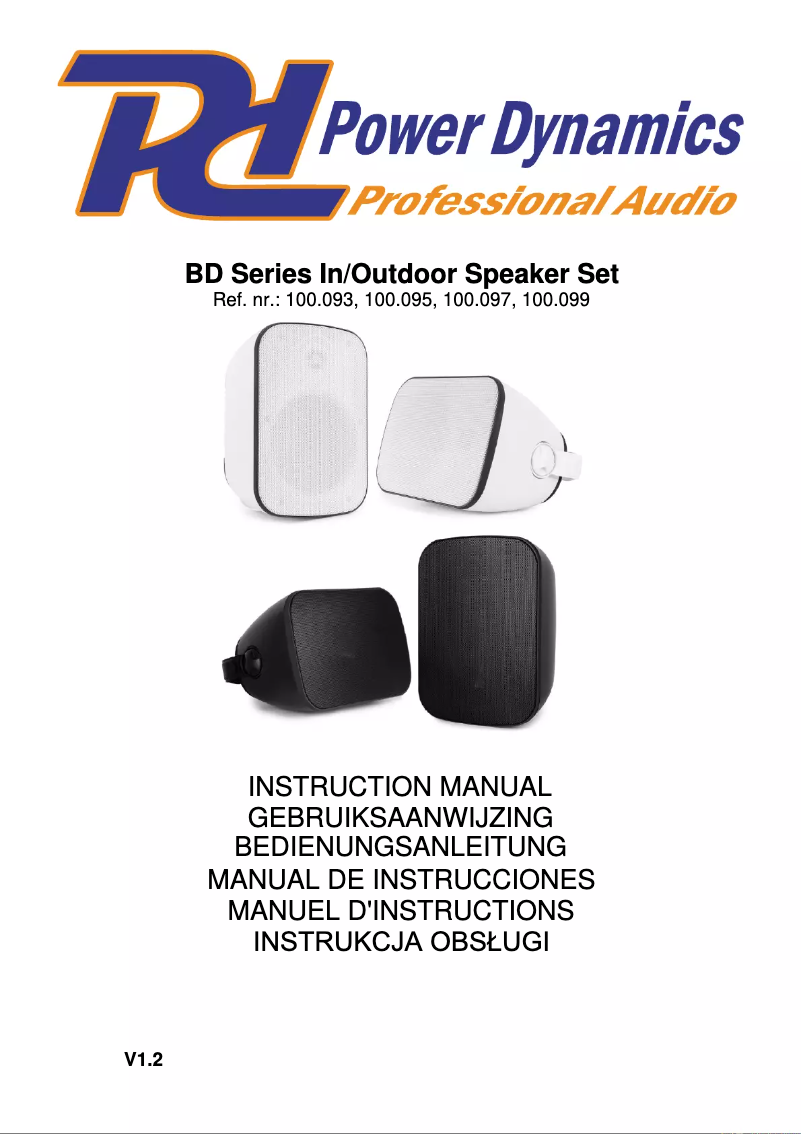 Imagen de la primera página del manual del dispositivo BD50W