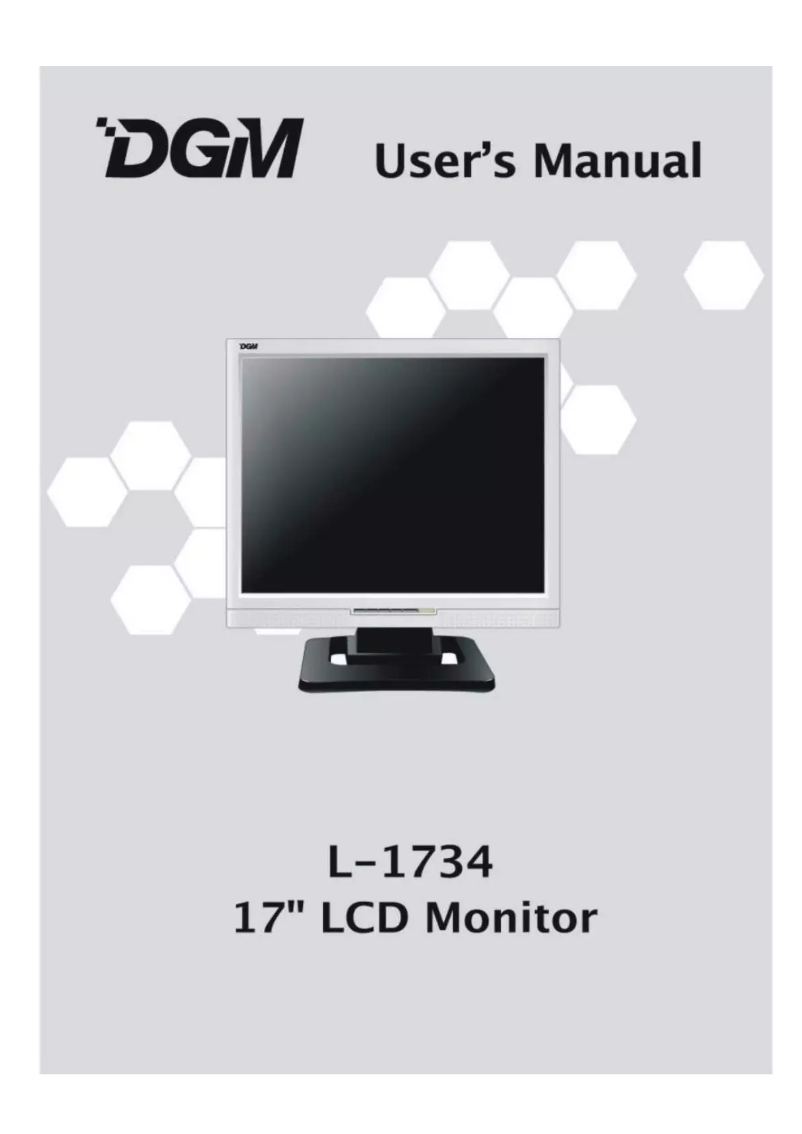 Page n°1 - Manuel utilisateur DGM L-1734