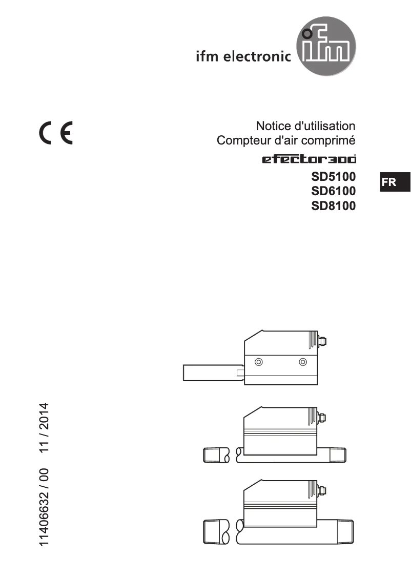Page n°1 - Manuel utilisateur IFM SD6100