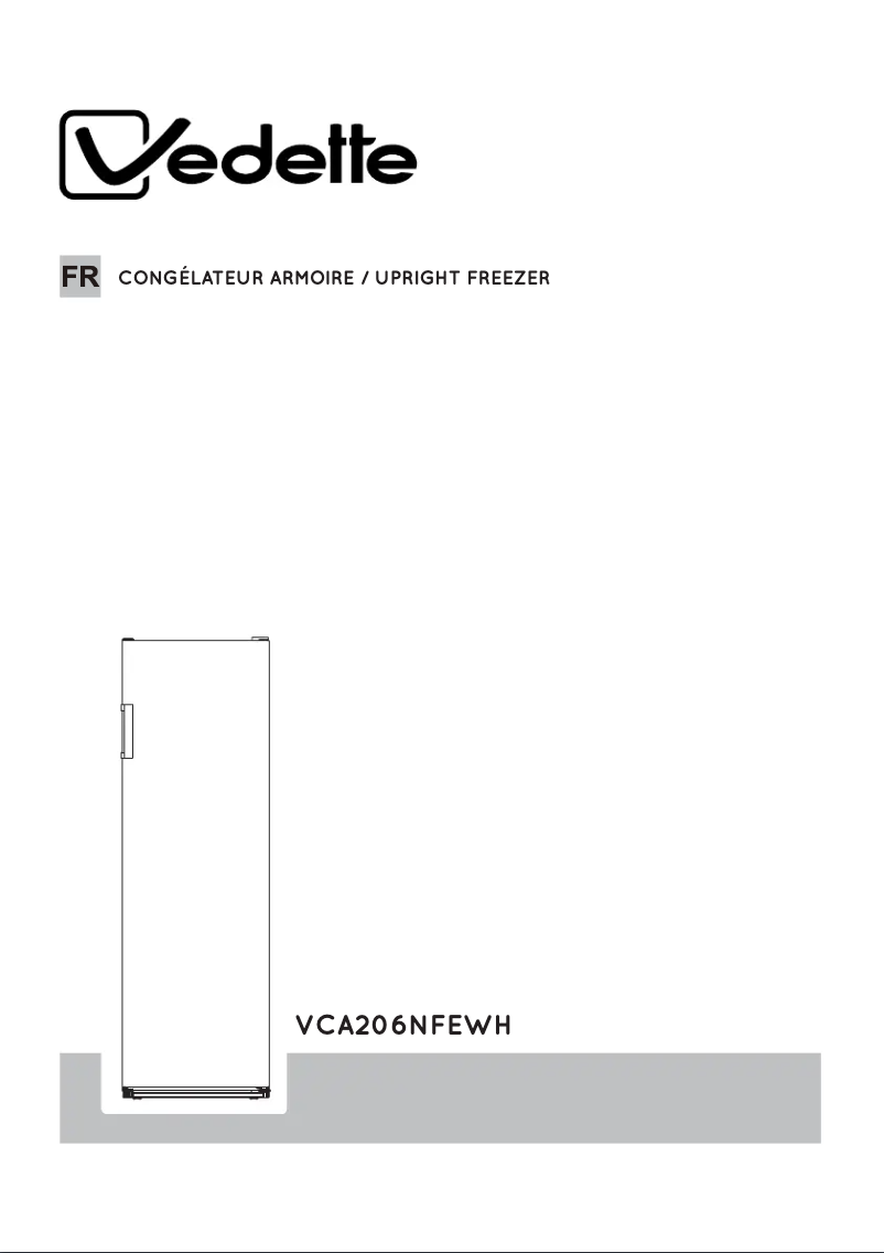 Page n°1 - Manuel utilisateur Vedette VCA206NFEWH