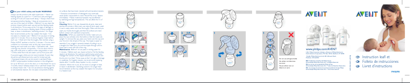 Page 1 de la notice Manuel utilisateur Philips AVENT SCF670