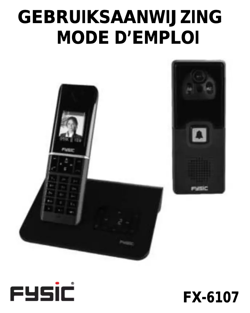 First page image of the manual for FX-6107