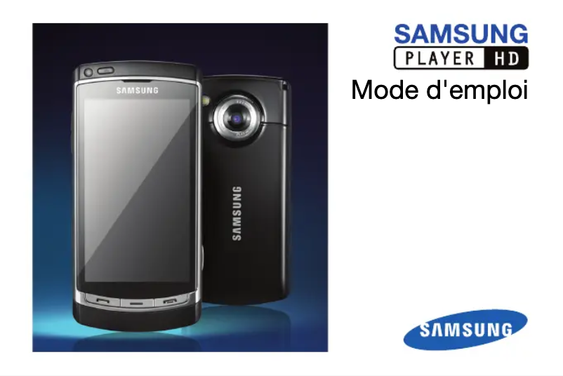 Page n°1 - Manuel utilisateur Samsung Omnia HD GT-i8910