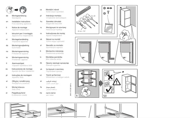 Image de la première page du manuel de l'appareil KG56NUW30N