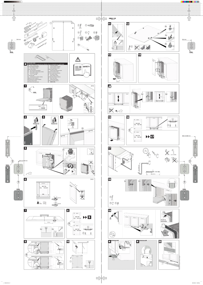 Page n°1 - Guide d'installation Gorenje GV673C61