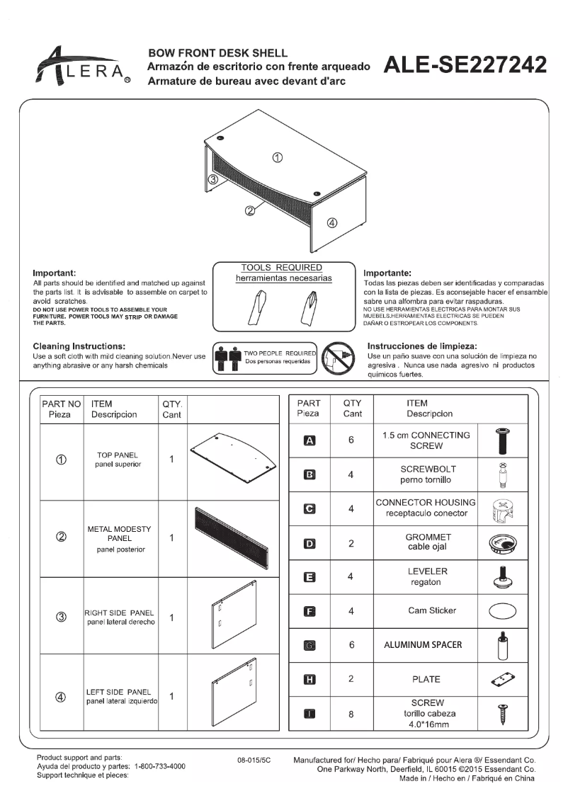 Page n°1 - Manuel utilisateur Aleratec ALESE227242WA
