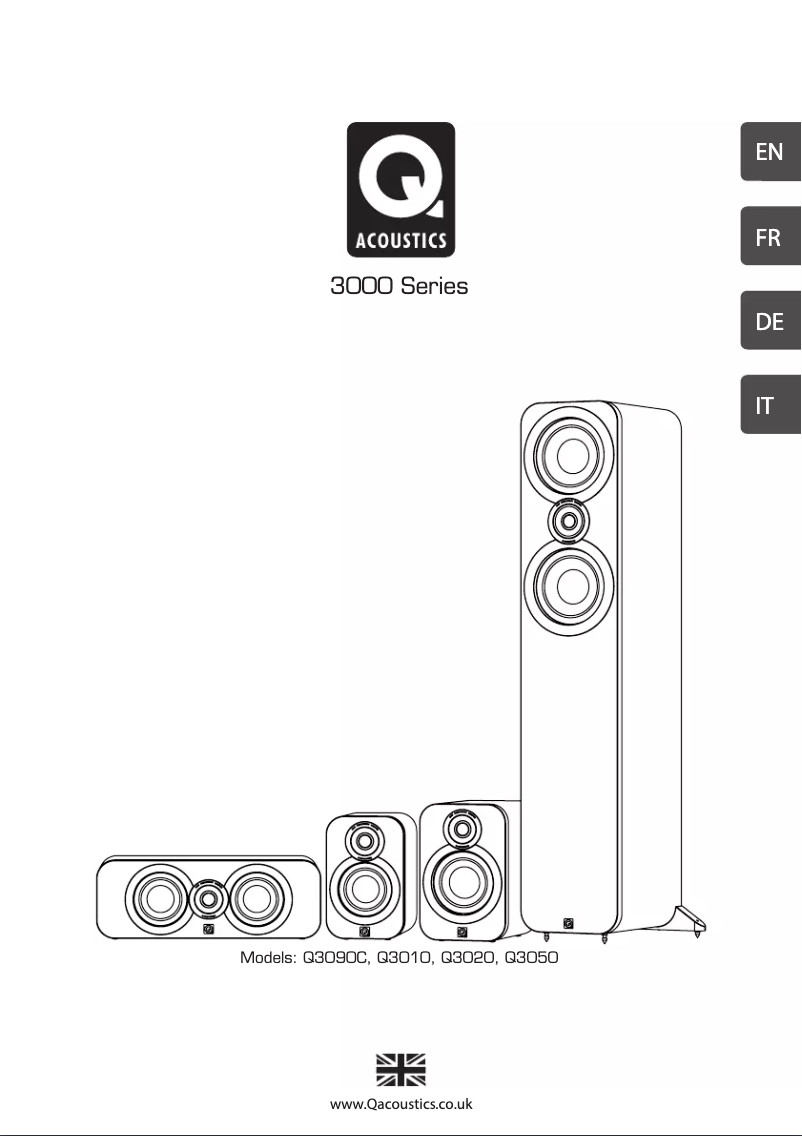 Page n°1 - Manuel utilisateur Q Acoustics 3000