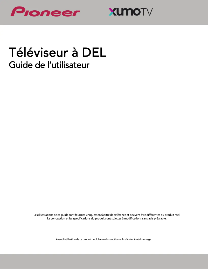 Image de la première page du manuel de l'appareil PN65-751-24U