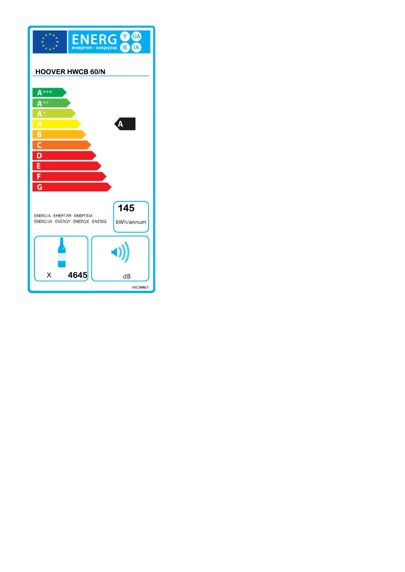 Image de la première page du manuel de l'appareil HWCB 60/N