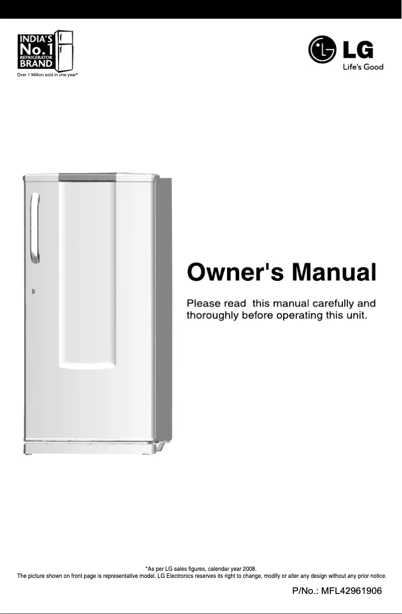 Página 1 del manual Manual de usuario LG GL-215NP