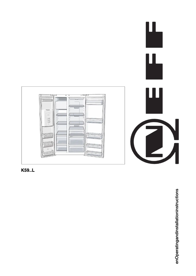 Page n°1 - Manuel utilisateur Neff K5920L0GB