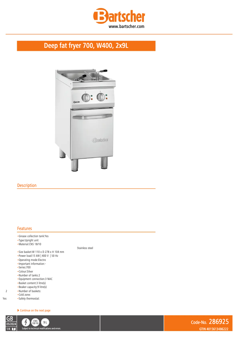 Image de la première page du manuel de l'appareil 286925