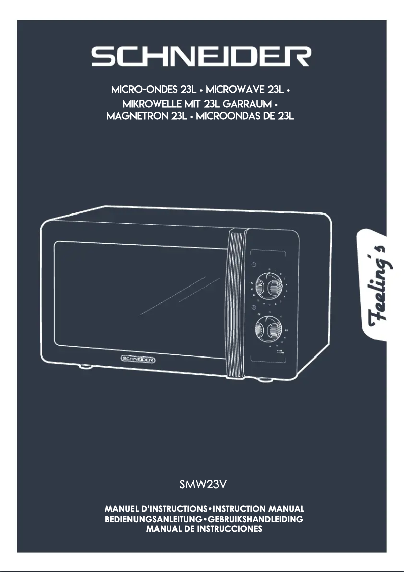 Image de la première page du manuel de l'appareil SMW23VMR