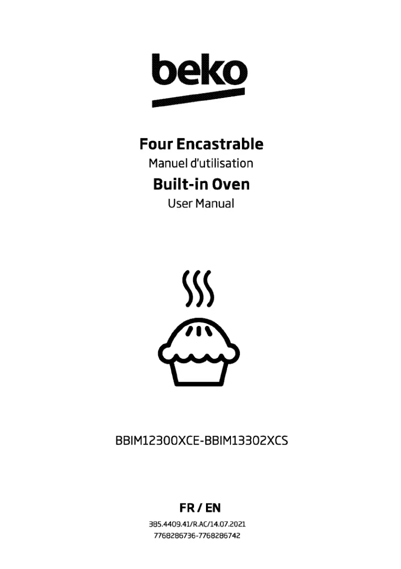 Image de la première page du manuel de l'appareil BBIM13302XCS