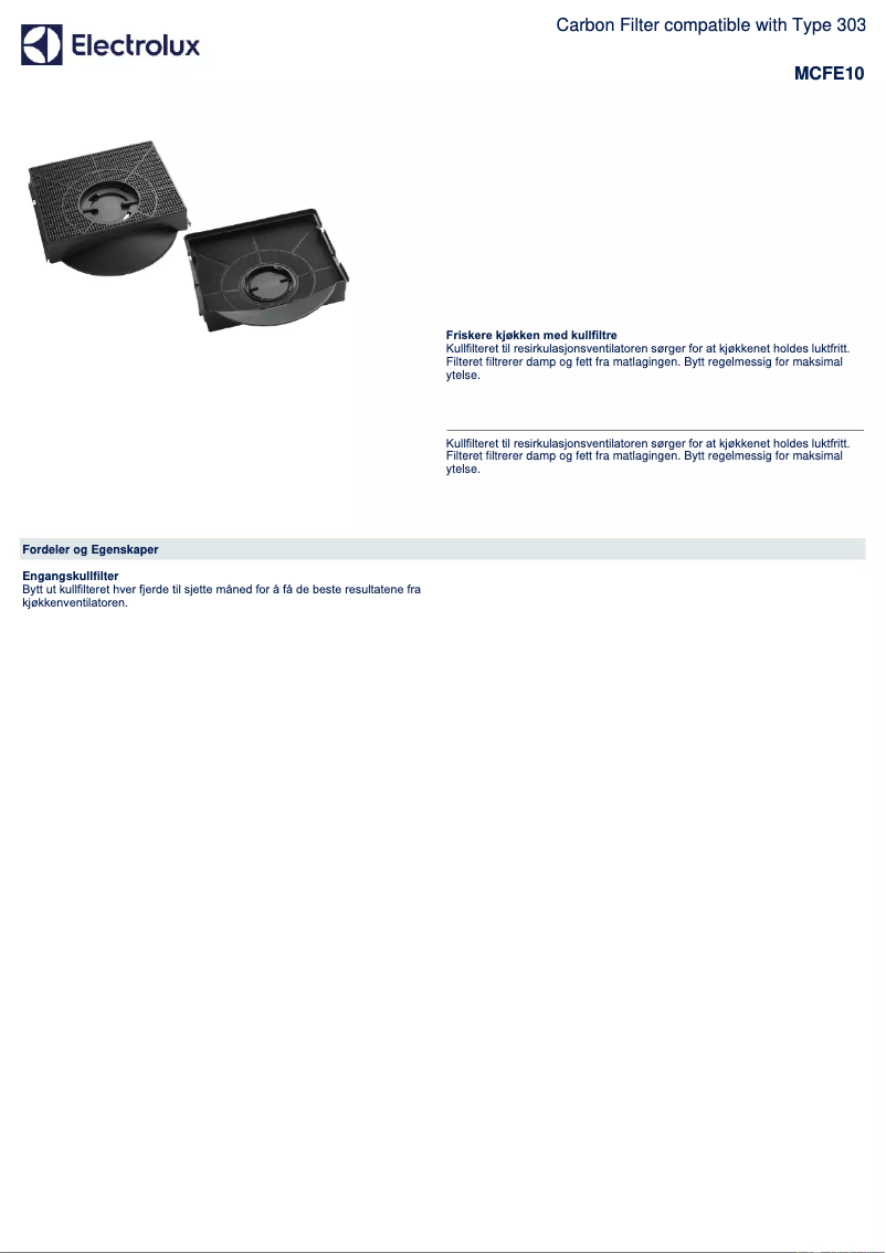 Image de la première page du manuel de l'appareil MCFE10