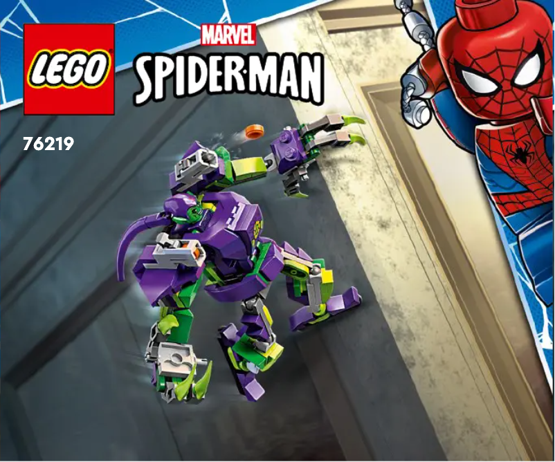 Page 1 de la notice Manuel utilisateur Lego Marvel Spiderman 76219