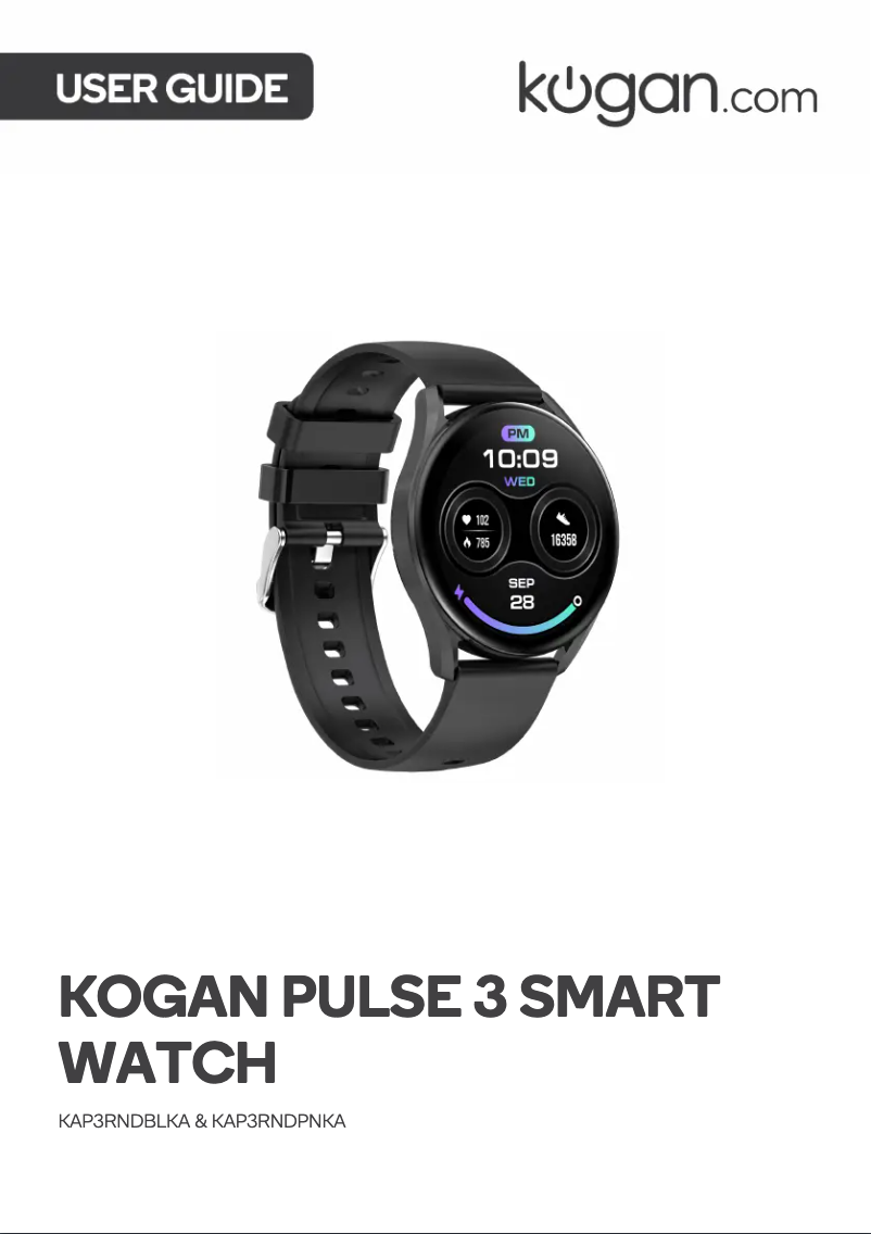 Page 1 de la notice Manuel utilisateur Kogan KAP3RNDBLKA