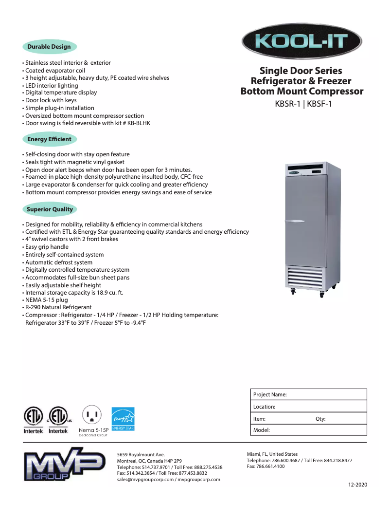 Imagen de la primera página del manual del dispositivo KBSF-1