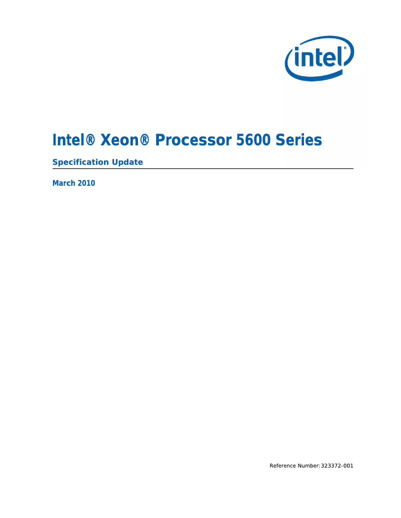 Page n°1 - Manuel utilisateur Intel Xeon X5680